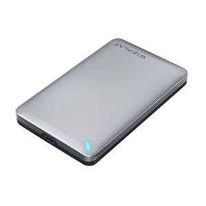 위즈플랫 USB3.2 Gen2 휴대용 외장하드 및 외장 HDD SSD 케이스 2.5인치 C타입, FHD-254UC