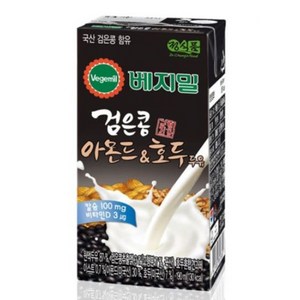 베지밀 검은콩 아몬드와호두 190ml x 72팩, 72개