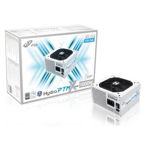 [FSP] HYDRO PTM X PRO 1000W PLATINUM 화이트 ATX 3.0(12V-2x6) (ATX/1000W), 선택없음