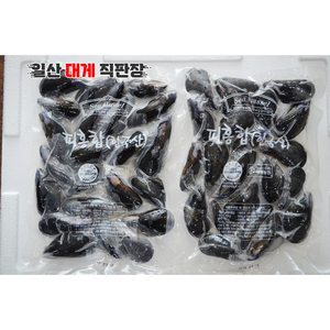 국산 피홍합 냉동홍합 자숙홍합 1박스(1kg*10팩) 진공포장 대용량 도매가, 1박스