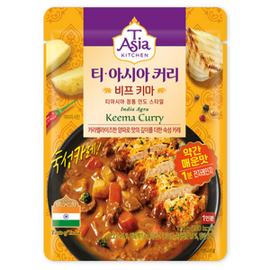 티아시아키친 비프 키마 커리, 170g, 24개