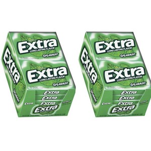 엑스트라 스페어민트 무설탕 껌 EXTRA Spearmint Sugarfree Gum, 460g, 2박스