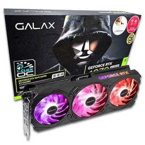 갤럭시 갤럭시 GALAX 지포스 RTX 4070 SUPER EX GAMER BLACK OC D6X 12GB