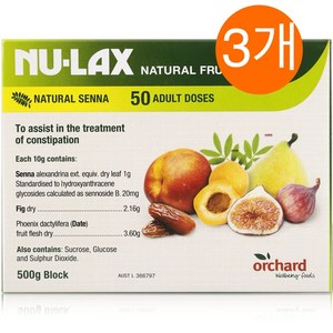 호주 누락스 천연 변비 Nulax Fuit Laxative, 500g, 3개