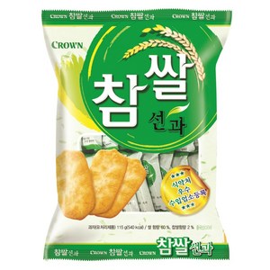 크라운 참쌀선과, 115g, 1개