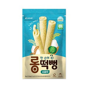 아이배냇 롱떡뻥 시금치 30g, 1개, 자색고구마맛