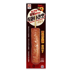 사조오양 직화마라맛 후랑크, 1개, 70g