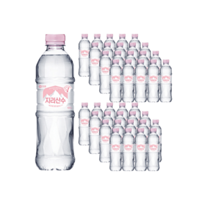 지리산수 핑크, 500ml, 40개