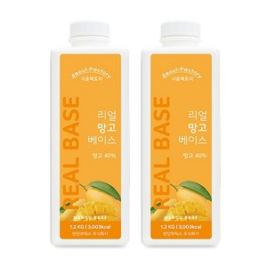 서울팩토리 리얼 망고 베이스 1.2kg 2개세트, 2개