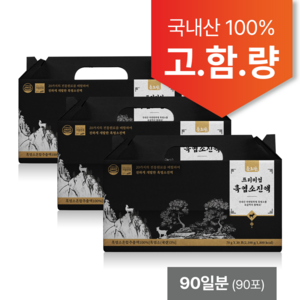 춘효당 흑염소 진액 100% 국내산 흙염소, 3개, 2.1L