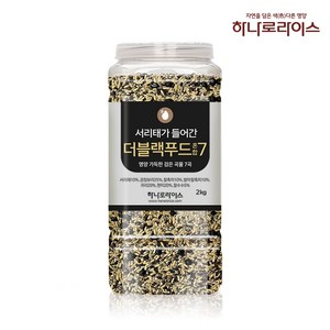 [하나로라이스] 서리태 검정보리 더블랙푸드 혼합7곡 2kg, 1개