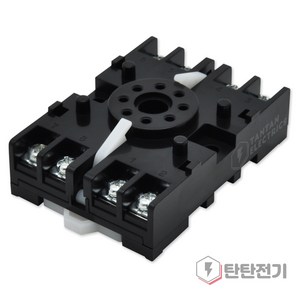 TS-05 8핀 타이머 소켓 릴레이 찬넬 DIN 레일 부착형 8 Pin Contolle Sockets 삼영전기, 1개