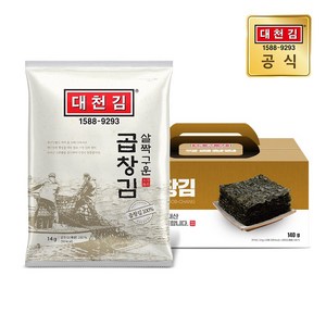 대천김 살짝 구운 곱창김 14g 10봉, 1개