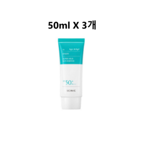 싸이닉 엔조이 슈퍼 마일드 선 에센스 SPF50+ PA++++, 50ml, 3개