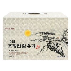 수담조청유과 선물세트 수담한과, 500g, 1개