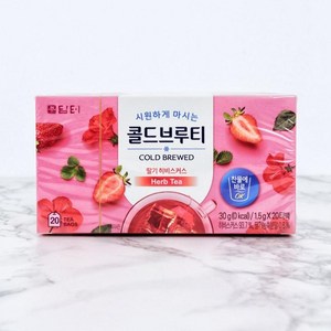 담터 콜드브루티 딸기 히비스커스 20T, 1.5g, 20개입, 3개