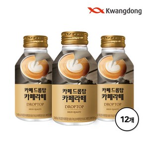 드롭탑 카페라떼, 275ml, 12개