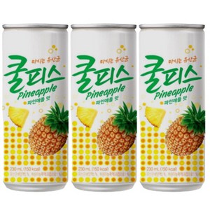 동원 쿨피스 파인애플, 230ml, 60개