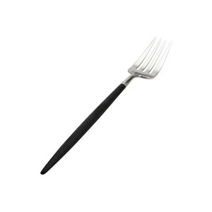 큐티폴고아 블랙실버 디저트포크, 1개
