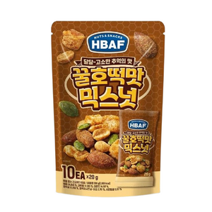 HBAF 바프 꿀호떡맛 믹스넛, 1개, 200g