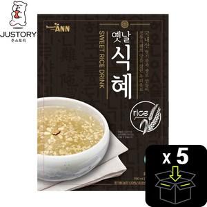 디저트앤 옛날 식혜 790ml 희석음료 전통 찜질방 원액, 5개