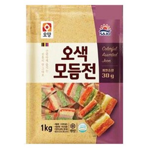 사조 오색모듬전1kg사조, 1kg, 1개