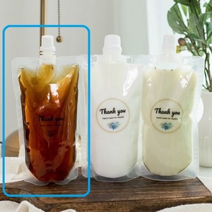 바이올팩키지 스파우트 파우치 200ml 9파이 100매, 100개