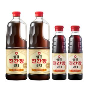 샘표 진간장 금F3 1.7L 2개+500ml 2개, 1세트