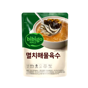 비비고 진국육수 멸치해물, 500g, 7개