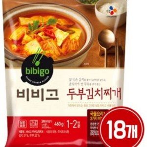 비비고 두부김치찌개, 460g, 18개