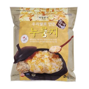 우리쌀로 만든 끓여먹는 누룽지, 1개, 3kg