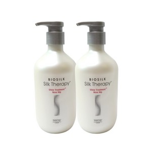 실크테라피 샤인 트리트먼트 플러스 로즈힙, 500ml, 2개