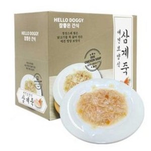 참좋은간식 애견보양식 삼계죽, 삼계맛, 80g, 10개