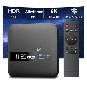 프리라이프 - 안드로이드 TV 셋톱박스 6K HDR 스마트 티비 셋탑박스, H20 PRO, 1개