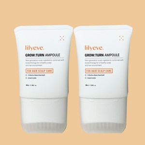 릴리이브 그로우턴 앰플 백미리 여성 남성 탈모앰플 두피영양제 탈모완화, 2개, 100ml