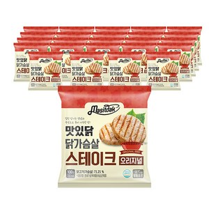 [랭킹닭컴] 맛있닭 닭가슴살 스테이크 오리지널, 100g, 24개