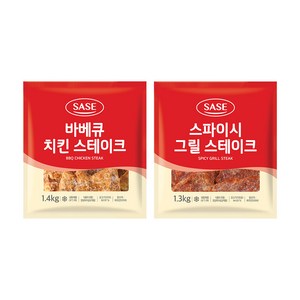 사세 바베큐 치킨 스테이크 1.4kg + 스파이시 그릴 스테이크 1.3kg, 1개