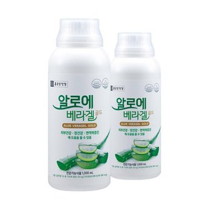 종근당 알로에베라겔 1L 2병, 2개