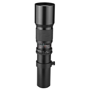 500-1000mm F8.0 DSLR 망원 줌 렌즈 캐논 니콘 장착, 패키지 A, 캐논 EF EF-S 마운트, 검은 색