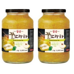 꽃샘 꿀모과차 1kg x 2개, 1개입