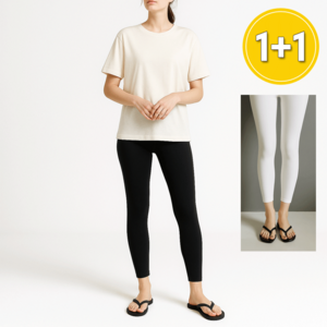 1+1 아이스쿨 9부 여름 레깅스 FREE ~ 5XL 빅사이즈 [국내생산 프리미엄]