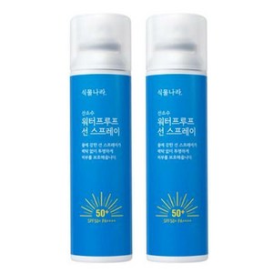 식물나라 산소수 워터프루프 선스프레이 100ml SPF50+ PA+++ 여름 강 바다 물놀이 자외선차단, 200ml, 1개