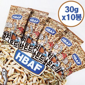 HBAF 바프 멸치아몬드, 30g, 10개