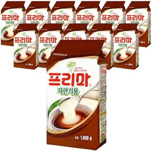 동서 프리마 자판기용, 1kg, 1박스, 12개입