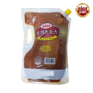 (주)시아스 푸드젠마켓 돈까스소스 파우치 2kg, 6개