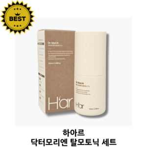 하아르 닥터모리엔 탈모토닉 헤어토닉 100ml+닥터란 탈모샴푸 75ml 두피케어듀오 두피영양 탈모토닉 기획세트, 1개