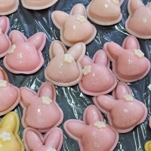 볼빵빵 토끼 바람떡틀 계묘년 바람떡 떡도장 떡도구 답례품, 2. 바람떡틀+밀림틀, 1. 기본 토끼 (4.8X6), 1세트