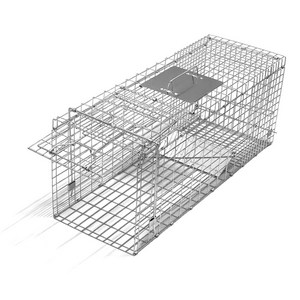 고양이포획망 접이식 고양이망 야생동물 유기견 뉴트리아 뉴트리아 뉴트리아포획 트랩 구조망 케이지 덫, 동물 구조 포획망 _ 대, 1개