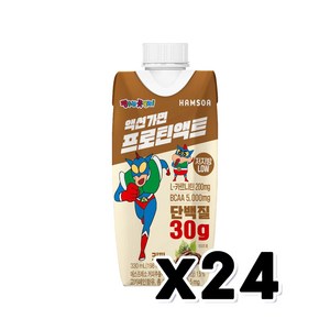 짱구 액션가면 프로틴액트 커피 단백질음료 330ml x 24개