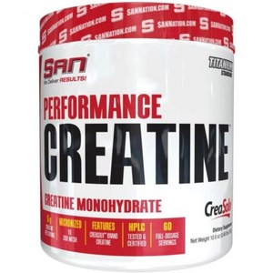 SAN Pefomance Ceatine 600g – Suppots Muscle Gowth and Athletic Enduance 120 Sevings, 60 Sevings (Pack of 1), 1개